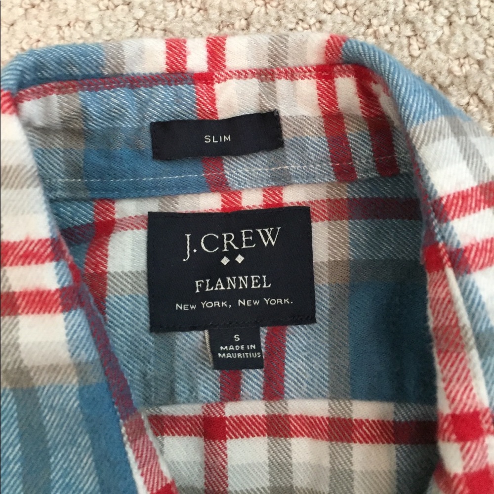 J. Crew Flannel Button Down - image 4